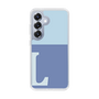 Slim Protection Case［ Original - initial two tone - L blue ］