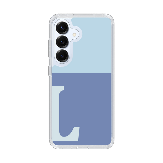 Slim Protection Case［ Original - initial two tone - L blue ］