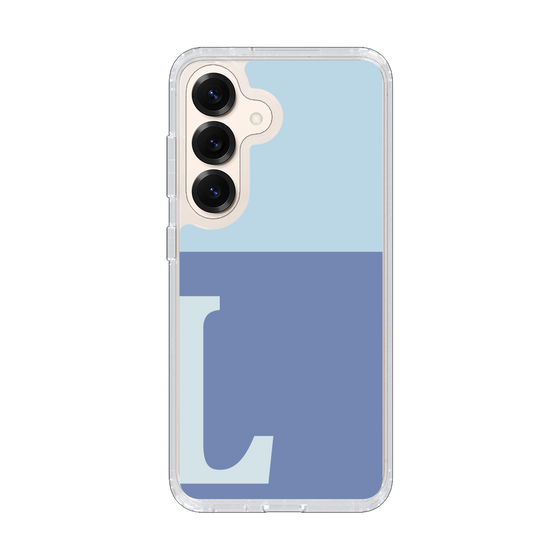 Slim Protection Case［ Original - initial two tone - L blue ］