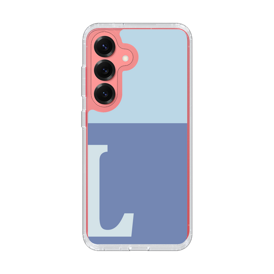 Slim Protection Case［ Original - initial two tone - L blue ］