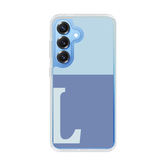 Slim Protection Case［ Original - initial two tone - L blue ］