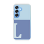 Slim Protection Case［ Original - initial two tone - L blue ］