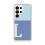 Slim Protection Case［ Original - initial two tone - L blue ］