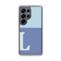 Slim Protection Case［ Original - initial two tone - L blue ］