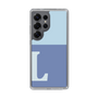 Slim Protection Case［ Original - initial two tone - L blue ］