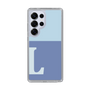 Slim Protection Case［ Original - initial two tone - L blue ］