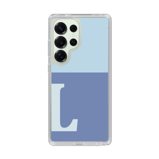 Slim Protection Case［ Original - initial two tone - L blue ］