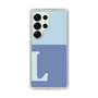 Slim Protection Case［ Original - initial two tone - L blue ］