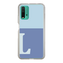 Slim Protection Case［ Original - initial two tone - L blue ］