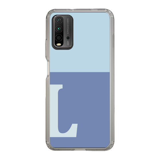 Slim Protection Case［ Original - initial two tone - L blue ］