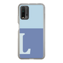 Slim Protection Case［ Original - initial two tone - L blue ］