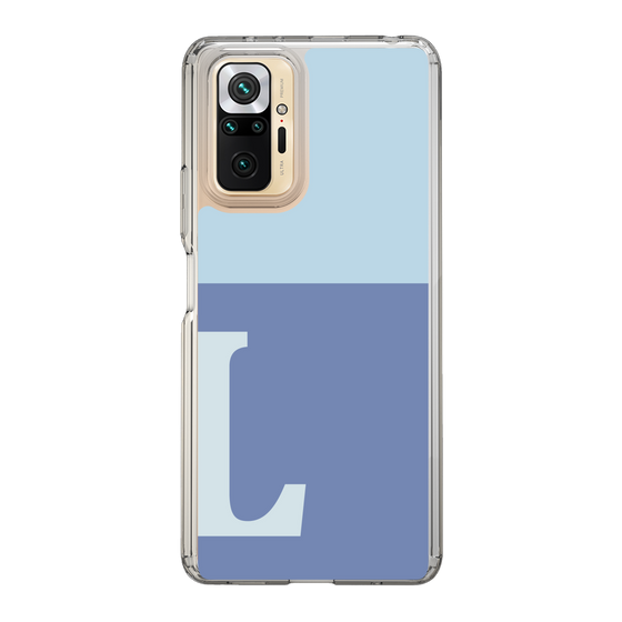 Slim Protection Case［ Original - initial two tone - L blue ］