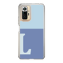Slim Protection Case［ Original - initial two tone - L blue ］