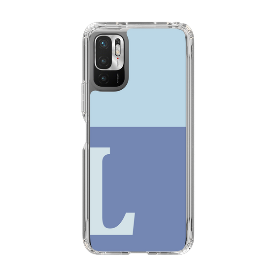 Slim Protection Case［ Original - initial two tone - L blue ］