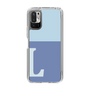 Slim Protection Case［ Original - initial two tone - L blue ］
