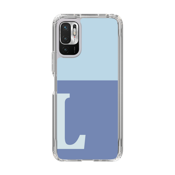 Slim Protection Case［ Original - initial two tone - L blue ］