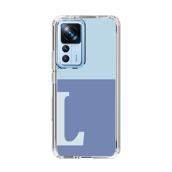 Slim Protection Case［ Original - initial two tone - L blue ］