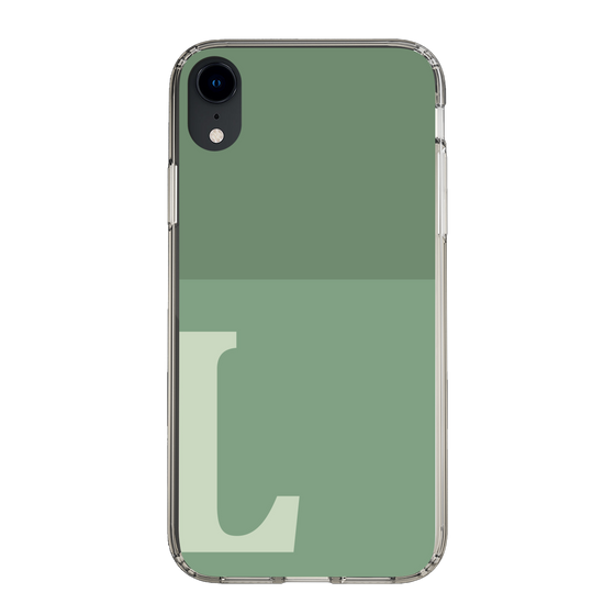 Slim Protection Case［ Original - initial two tone - L green ］