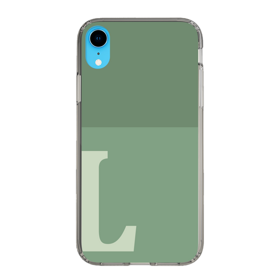 Slim Protection Case［ Original - initial two tone - L green ］