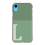 Slim Protection Case［ Original - initial two tone - L green ］