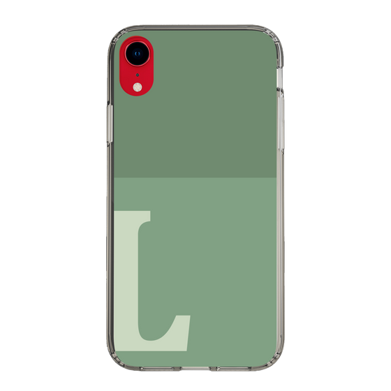 Slim Protection Case［ Original - initial two tone - L green ］