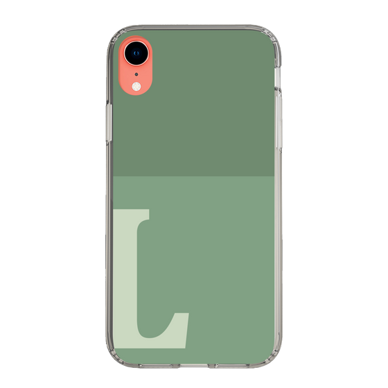 Slim Protection Case［ Original - initial two tone - L green ］