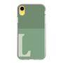Slim Protection Case［ Original - initial two tone - L green ］