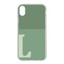 Slim Protection Case［ Original - initial two tone - L green ］