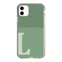 Slim Protection Case［ Original - initial two tone - L green ］