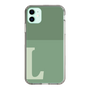 Slim Protection Case［ Original - initial two tone - L green ］