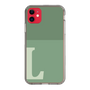 Slim Protection Case［ Original - initial two tone - L green ］