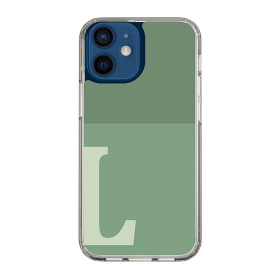 Slim Protection Case［ Original - initial two tone - L green ］