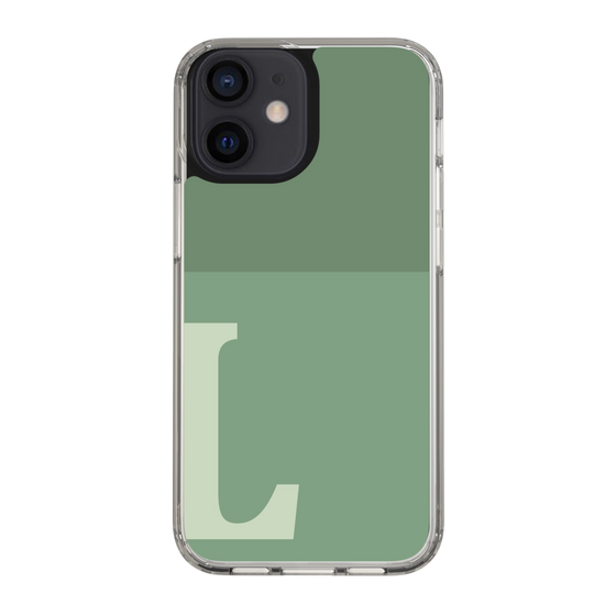 Slim Protection Case［ Original - initial two tone - L green ］