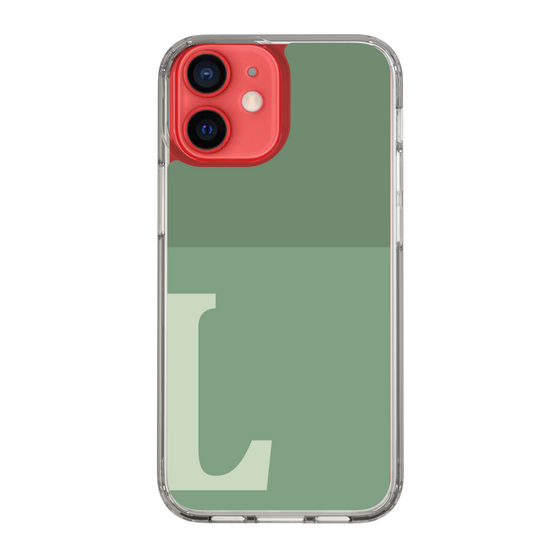 Slim Protection Case［ Original - initial two tone - L green ］