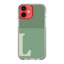 Slim Protection Case［ Original - initial two tone - L green ］