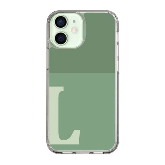 Slim Protection Case［ Original - initial two tone - L green ］