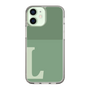 Slim Protection Case［ Original - initial two tone - L green ］
