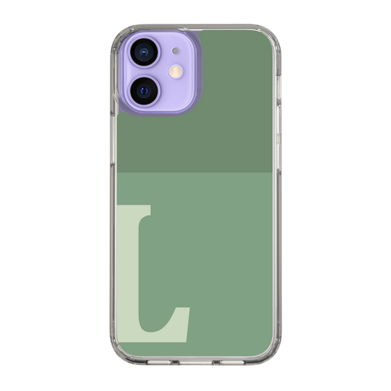 Slim Protection Case［ Original - initial two tone - L green ］