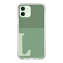 Slim Protection Case［ Original - initial two tone - L green ］