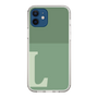 Slim Protection Case［ Original - initial two tone - L green ］