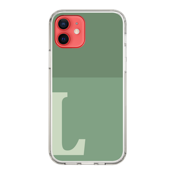 Slim Protection Case［ Original - initial two tone - L green ］