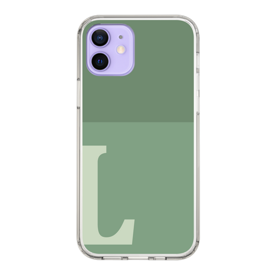 Slim Protection Case［ Original - initial two tone - L green ］