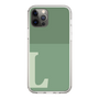 Slim Protection Case［ Original - initial two tone - L green ］