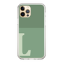 Slim Protection Case［ Original - initial two tone - L green ］