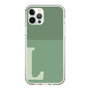 Slim Protection Case［ Original - initial two tone - L green ］