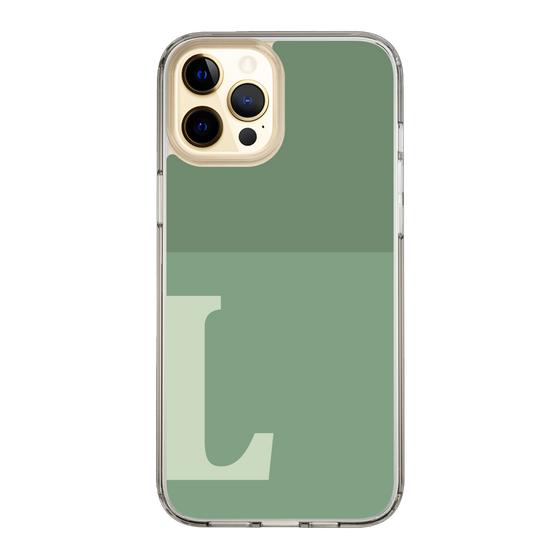 Slim Protection Case［ Original - initial two tone - L green ］