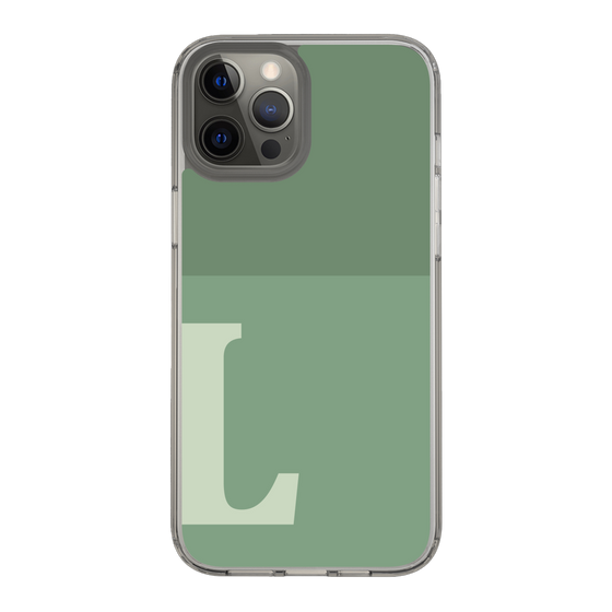 Slim Protection Case［ Original - initial two tone - L green ］