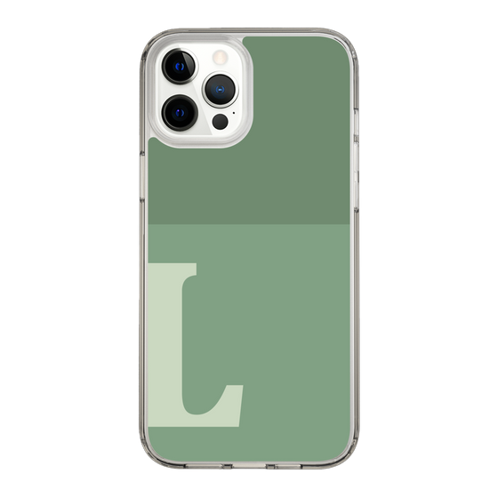 Slim Protection Case［ Original - initial two tone - L green ］