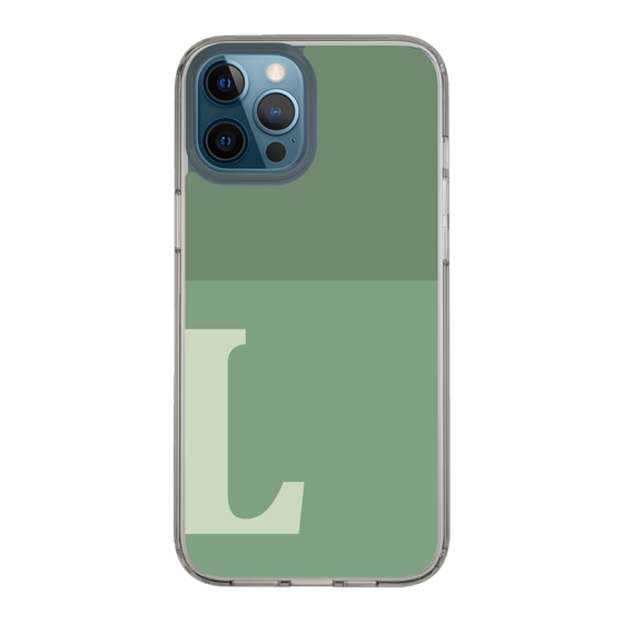 Slim Protection Case［ Original - initial two tone - L green ］
