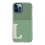 Slim Protection Case［ Original - initial two tone - L green ］